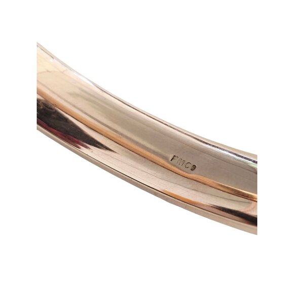 Antique FMCO Gold Filled Decorative Bangle Bracelet (GFBWC-7) - Picture 8 of 10